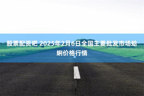 股票配资吧 2025年2月6日全国主要批发市场蛤蜊价格行情